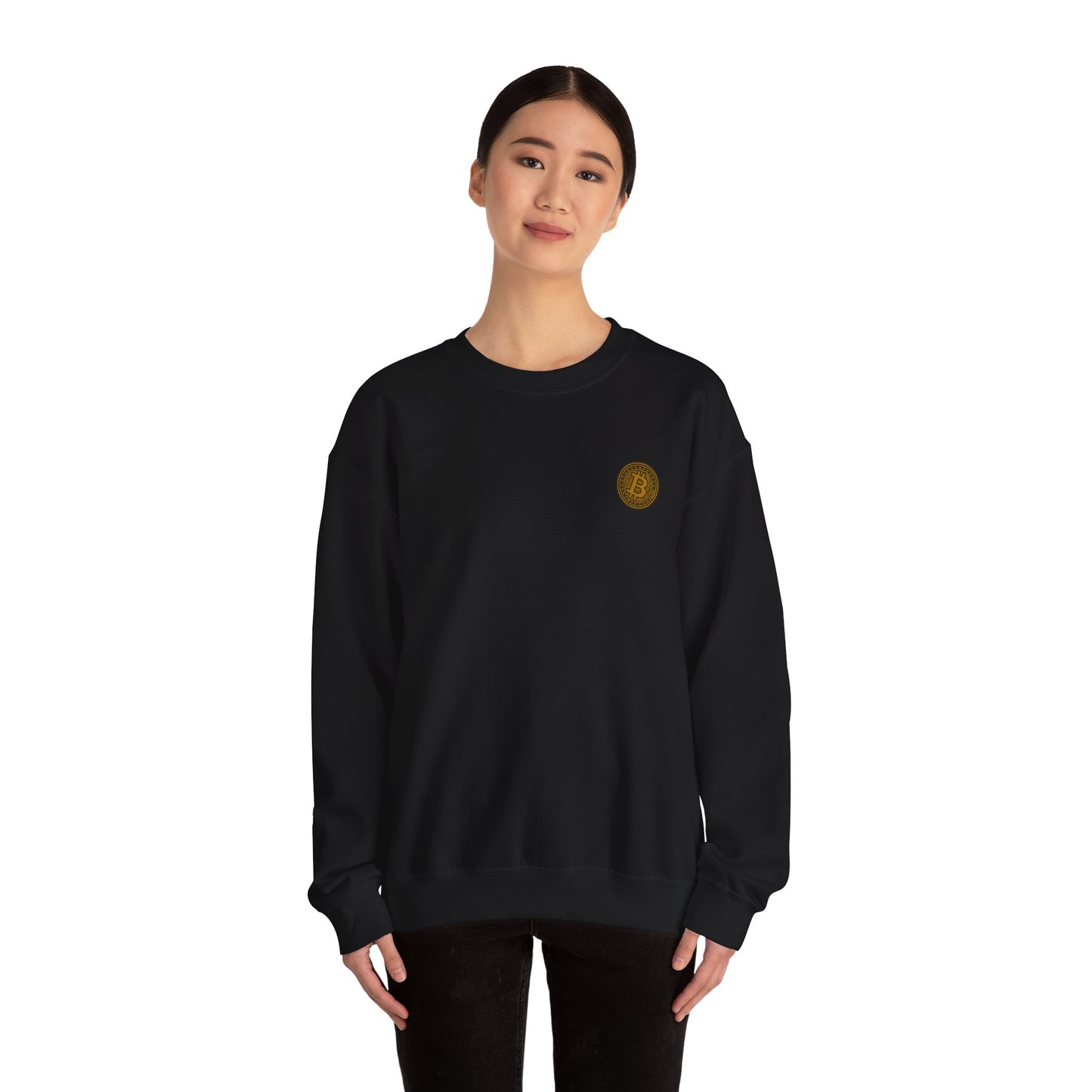 Bitcoin “To The Moon 2026” Sweatshirt | Rocket Badge Design