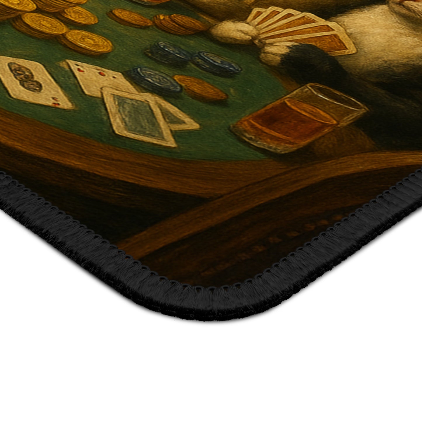 Cats Playing Bitcoin Poker Mousepad: "The Nine Lives Portfolio"