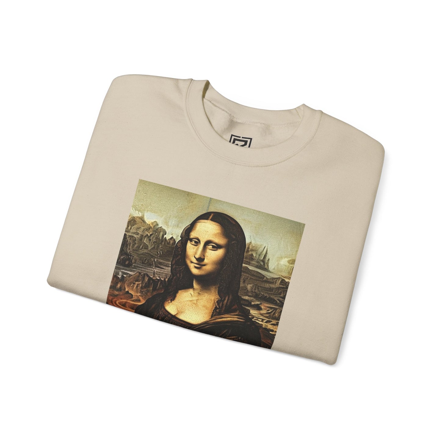 Mona Lisa Bitcoin Sweatshirt, Unisex Crewneck, Art Lover Gift, Hipster Apparel, Cozy Casual Wear
