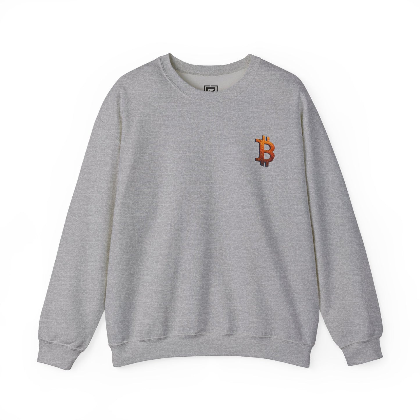 Bitcoin Winter Glow Sweatshirt: "The Illuminated Path Masterpiece"