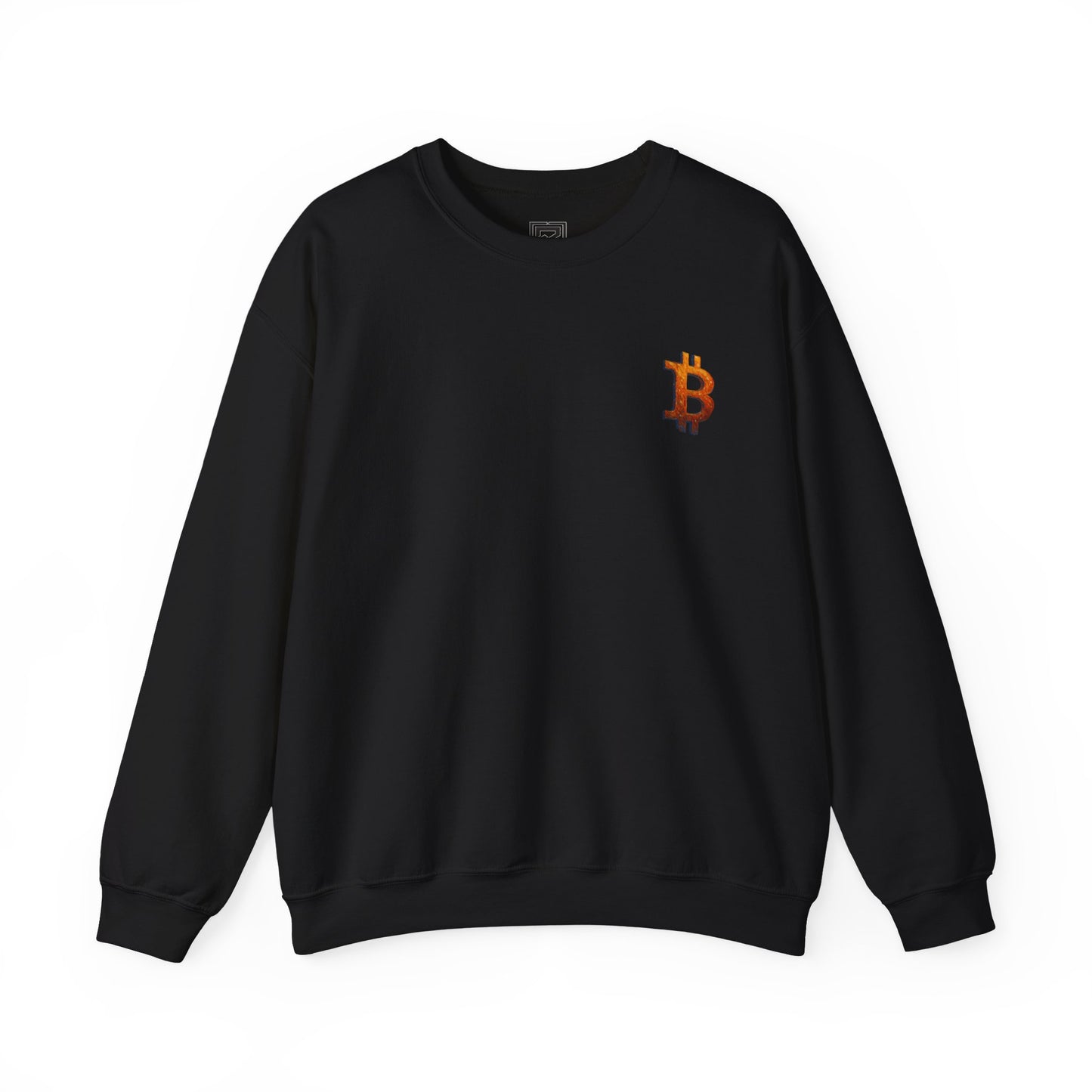 Bitcoin Winter Glow Sweatshirt: "The Illuminated Path Masterpiece"