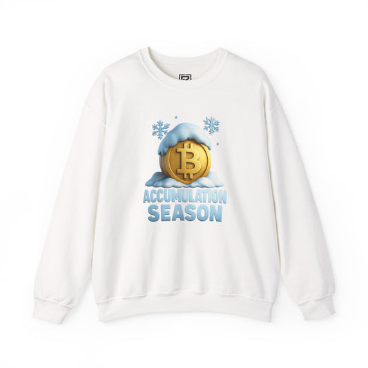 Bitcoin "Accumulation Season" Crewneck Sweatshirt