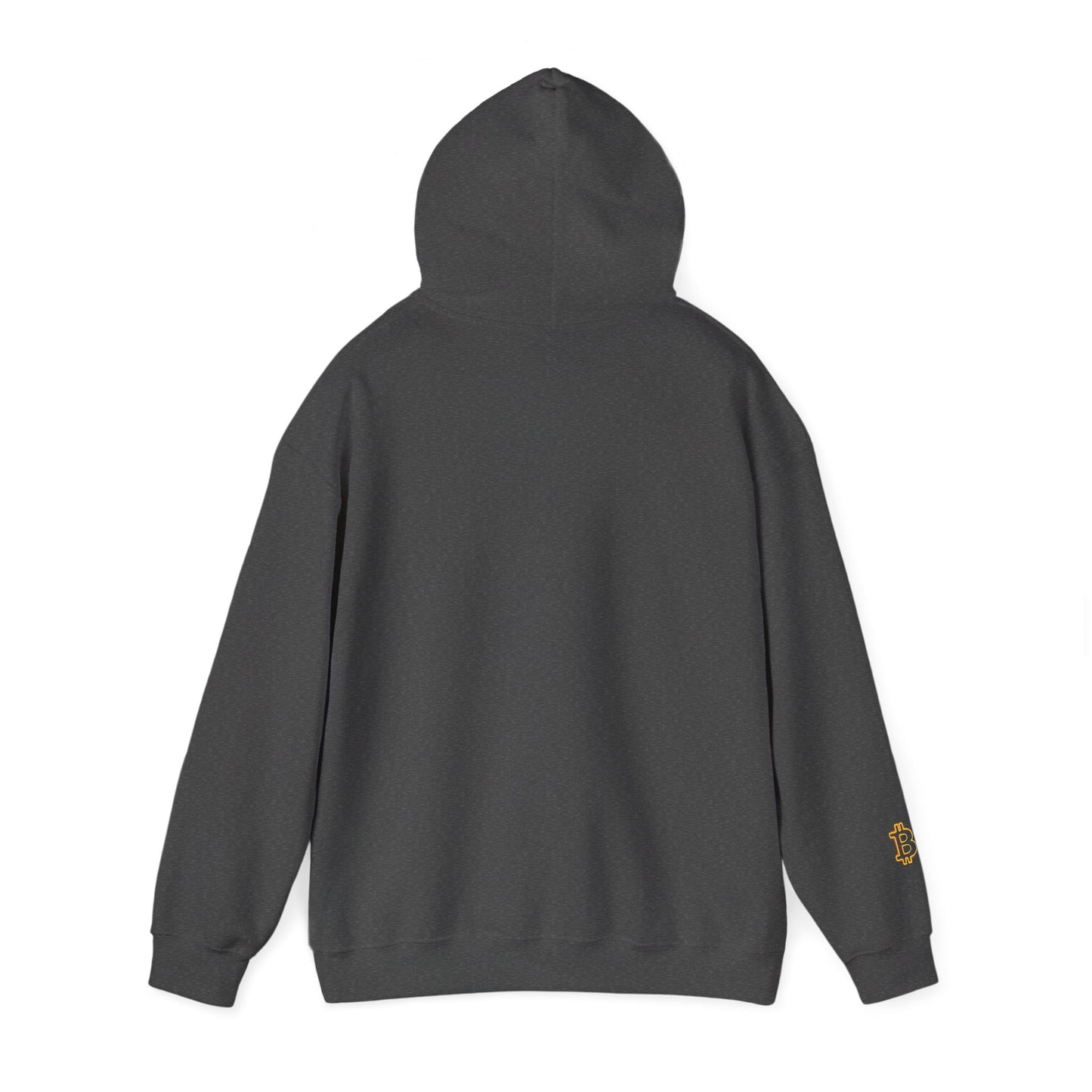 Bitcoin Neon Logo Hoodie — Crypto Bitcoin Symbol Pullover
