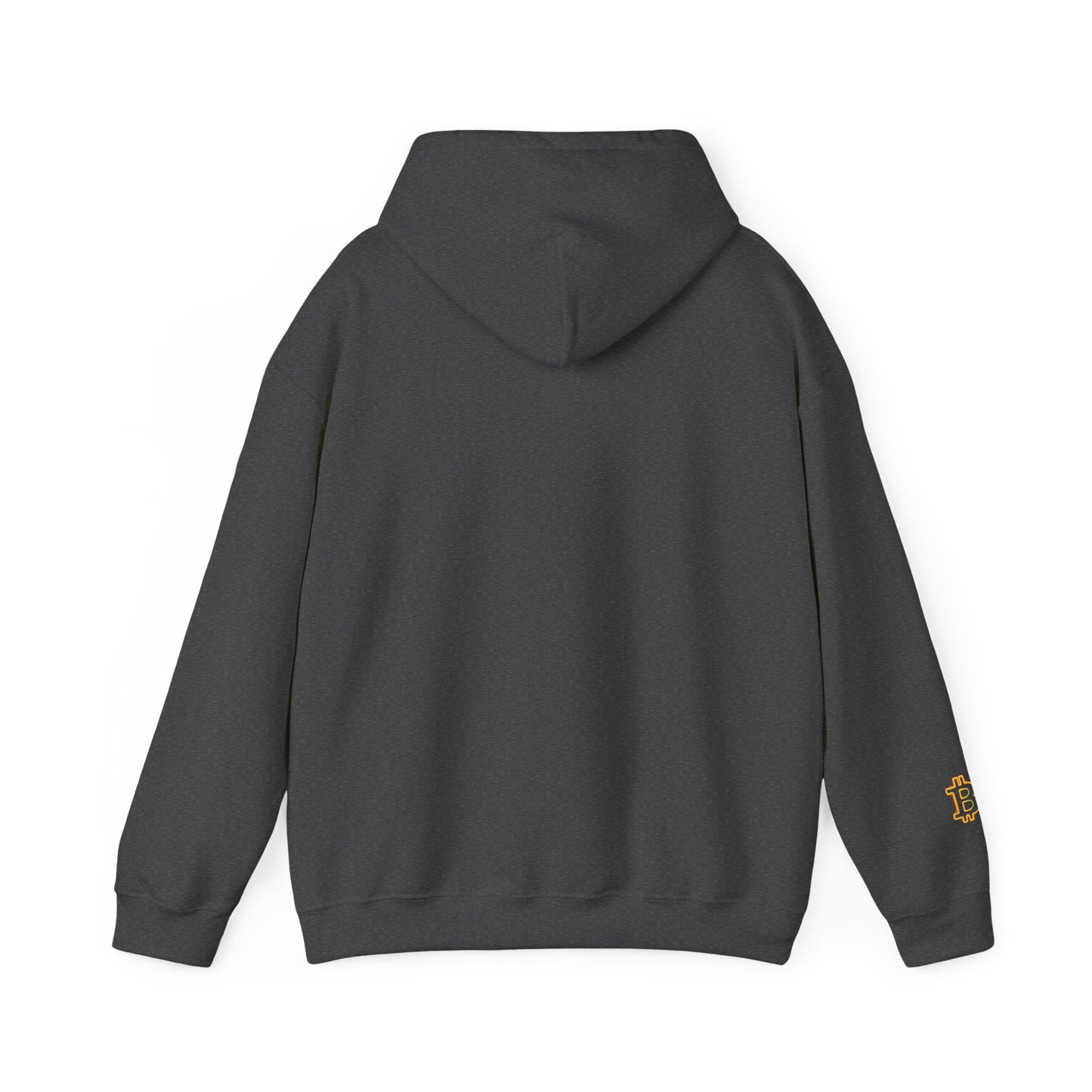 Bitcoin Neon Logo Hoodie — Crypto Bitcoin Symbol Pullover