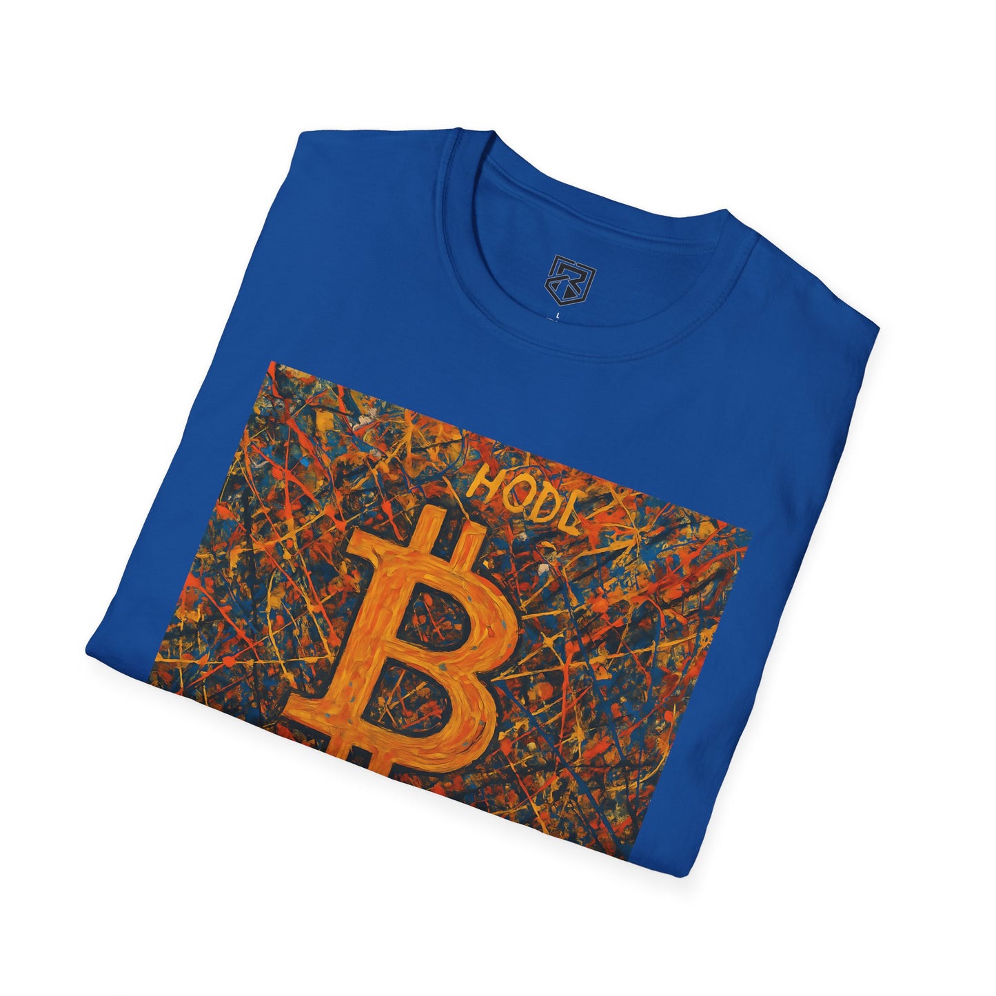 HODL Bitcoin Paint Splattered T-Shirt