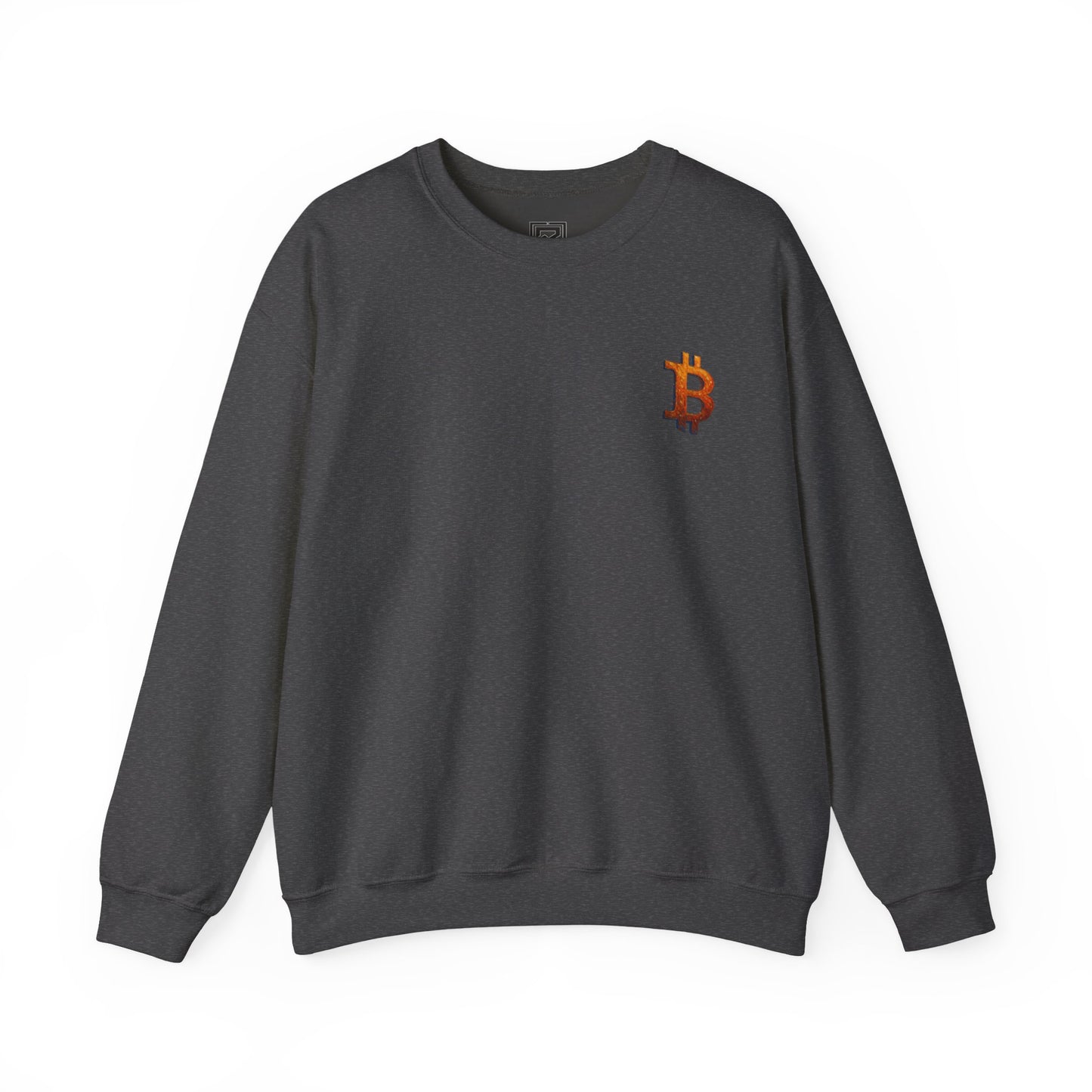 Bitcoin Winter Glow Sweatshirt: "The Illuminated Path Masterpiece"