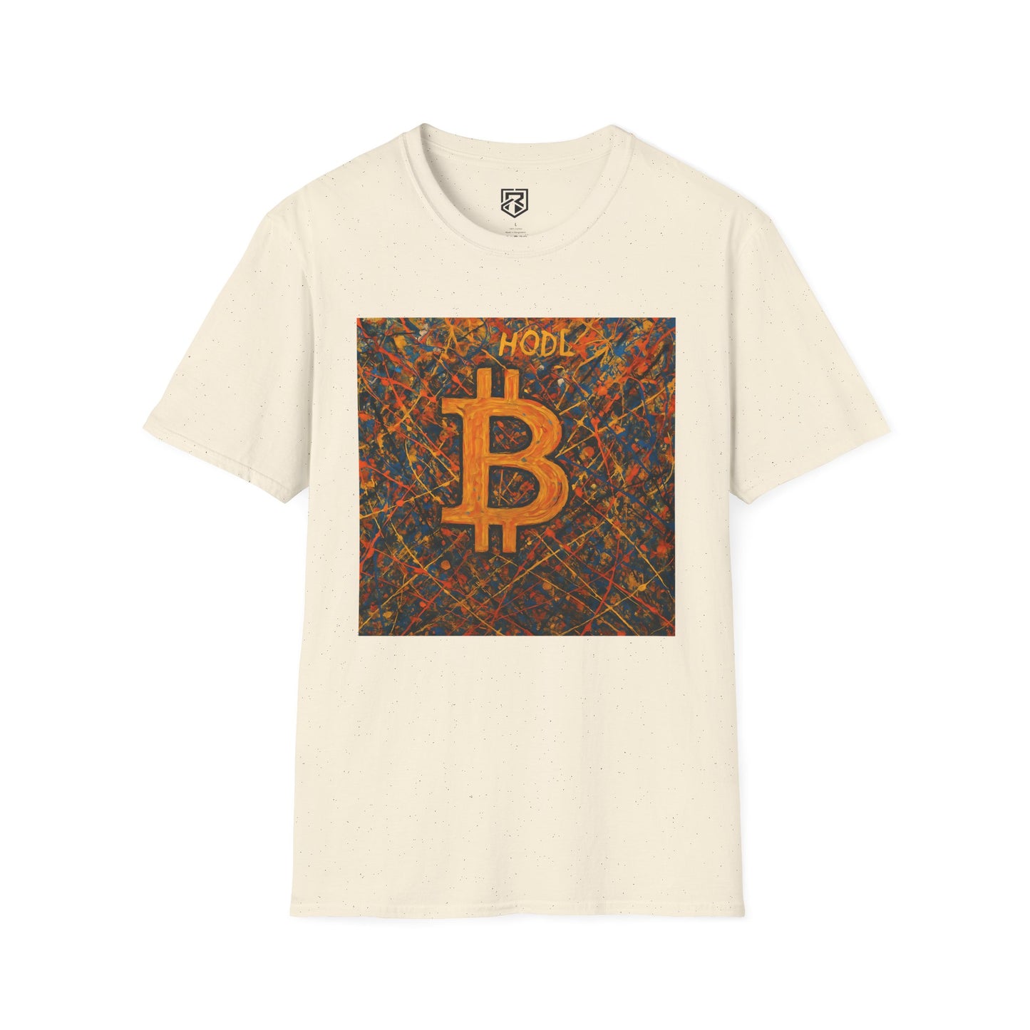 HODL Bitcoin Paint Splattered T-Shirt