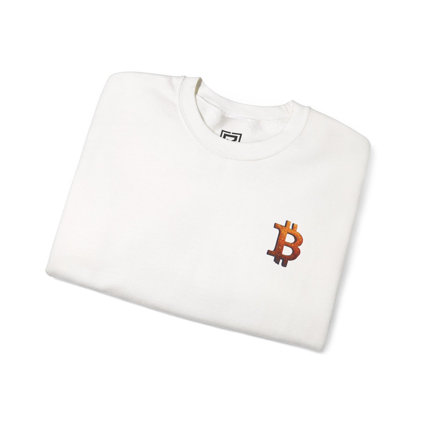 Bitcoin Winter Glow Sweatshirt: "The Illuminated Path Masterpiece"