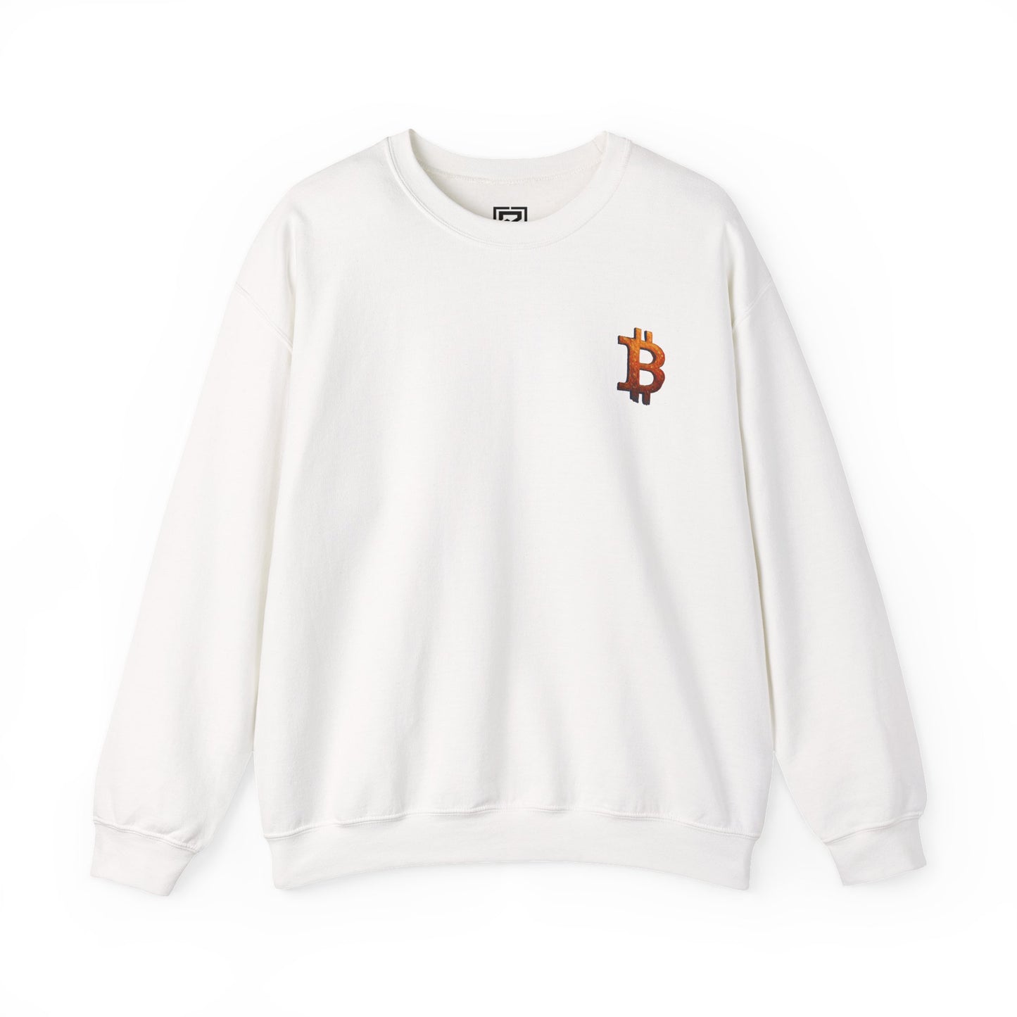 Bitcoin Winter Glow Sweatshirt: "The Illuminated Path Masterpiece"