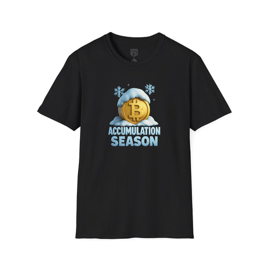 Bitcoin Accumulation Season T-shirt: "The Winter Gathering Masterpiece"