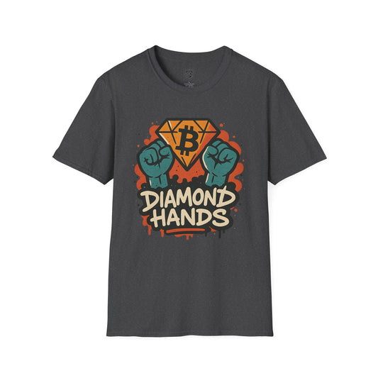 "Diamond Hands" Bitcoin T-Shirt | Crypto Apparel