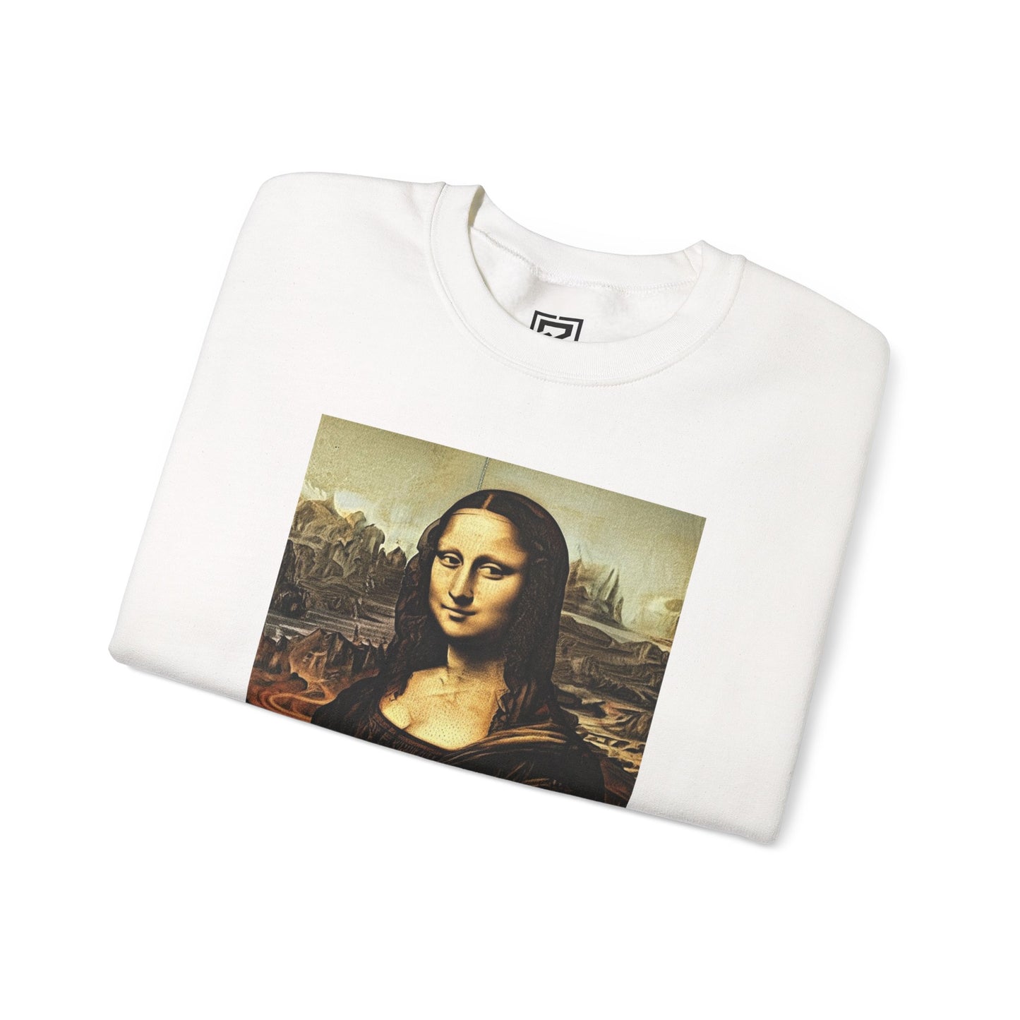 Mona Lisa Bitcoin Sweatshirt, Unisex Crewneck, Art Lover Gift, Hipster Apparel, Cozy Casual Wear