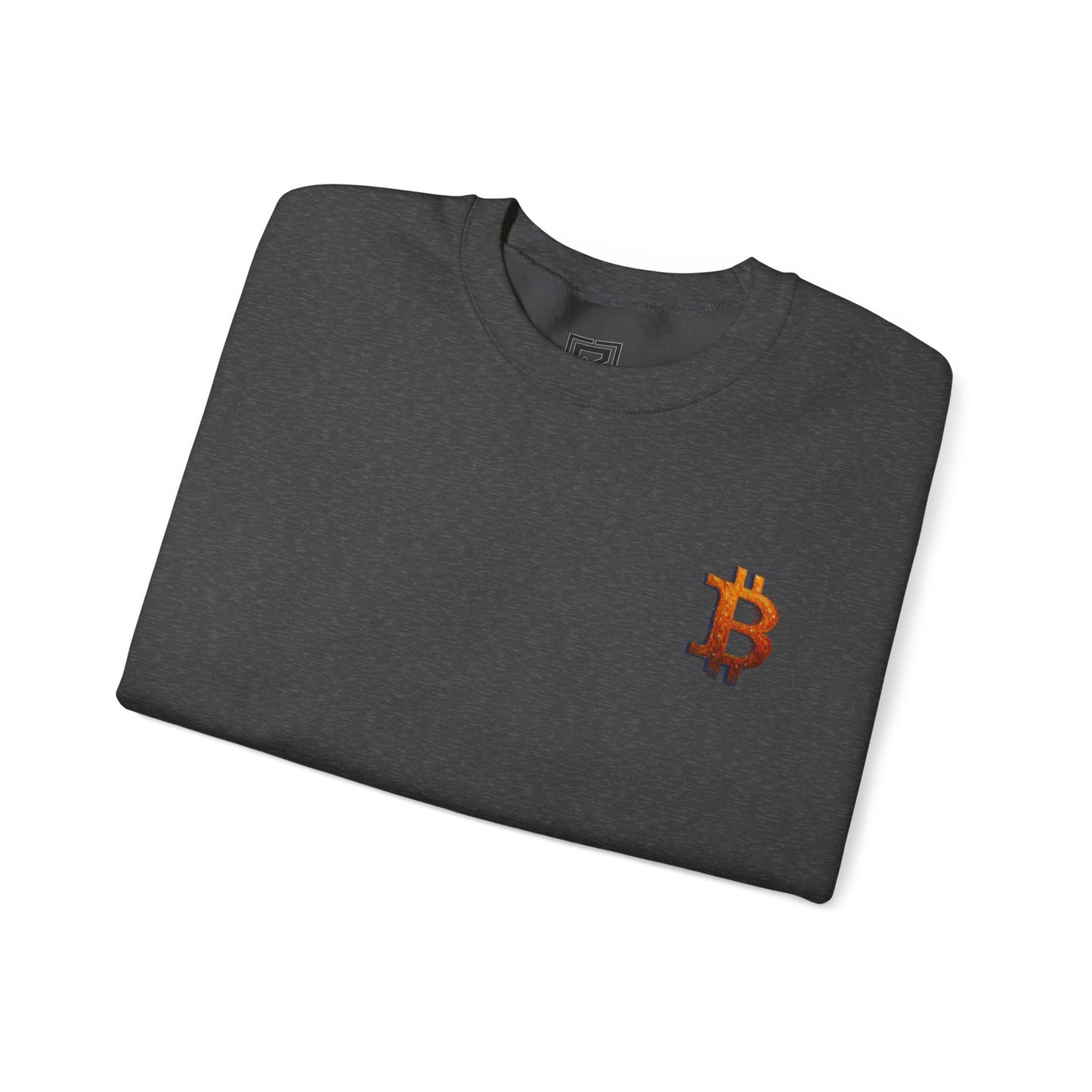 Bitcoin Winter Glow Sweatshirt: "The Illuminated Path Masterpiece"