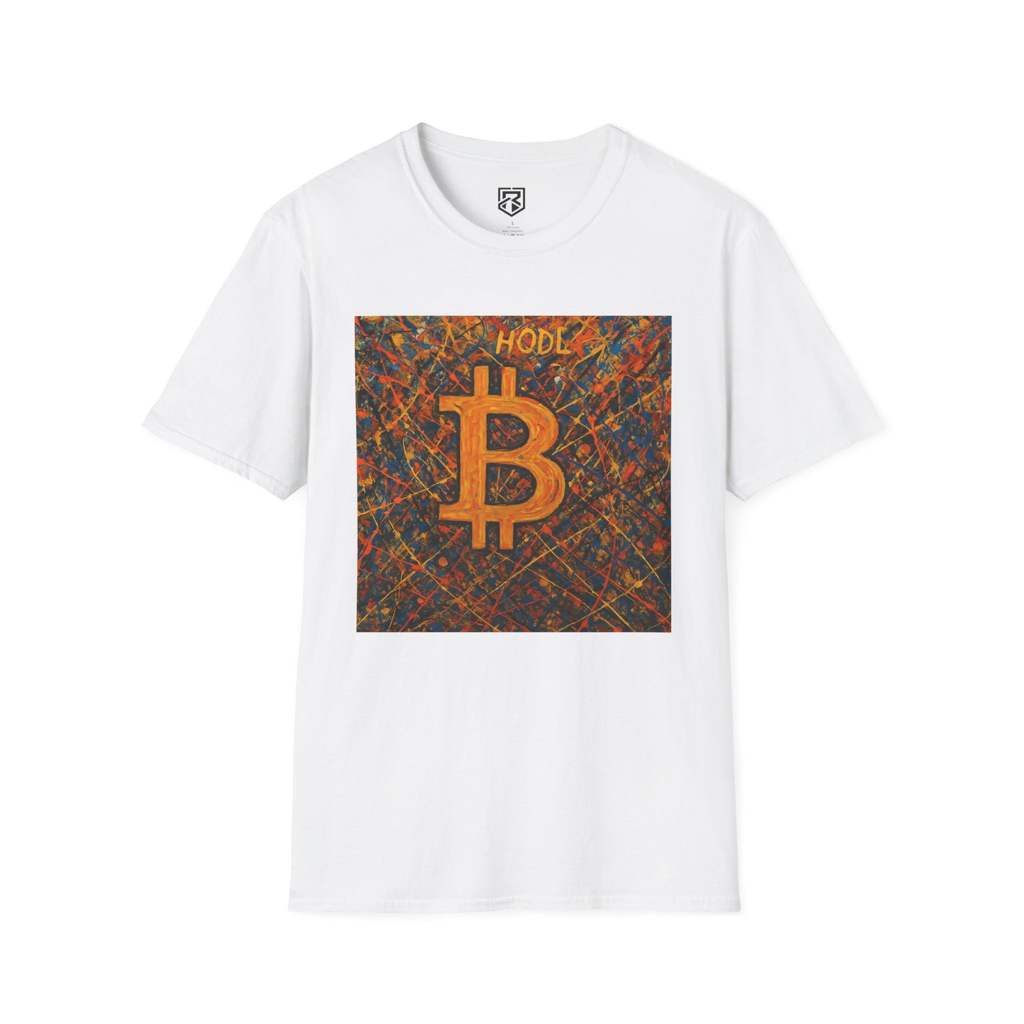 HODL Bitcoin Paint Splattered T-Shirt